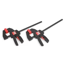 Bessey Trigger Clamp Set 4.5 Inch 40lb Light Duty 2 Piece Hobby Spread Carpentry