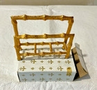 Bamboo Brushed Cocktail Napkin Holder - Vintage, The Bucklers Fifth Ave New York