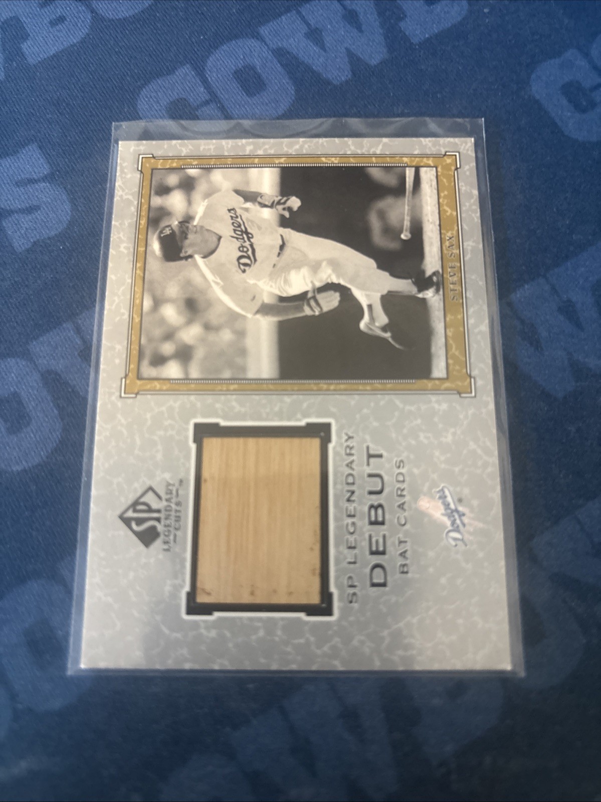 STEVE SAX   2001 SP Legendary Cuts Debut Game Bat #BSS  Los Angeles Dodgers 2661