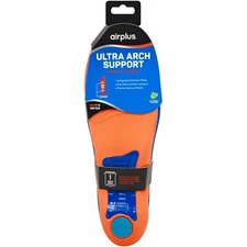 Airplus Men's Size 7-13 Ultra Arch Support Orthotic Full Length Shoe Insoles