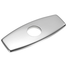 Faucet Deck Plate, 6" 304 Stainless Steel Silver Tone