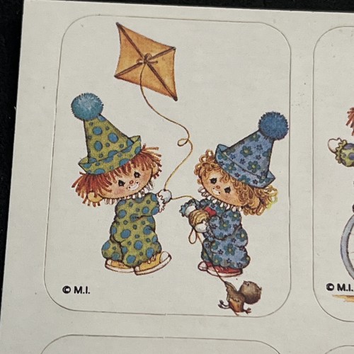 M.I. vintage anni 80 Foglio Adesivo CLOWNS - Raro e HTF - Foto 2 di 11