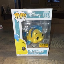 Funko Pop237 Flounder Diamond Collection Hot Topic Exclusivo
