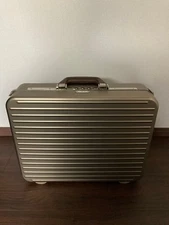 RIMOWA Titanium Attache Case Premium Color Germany w/ Accessories