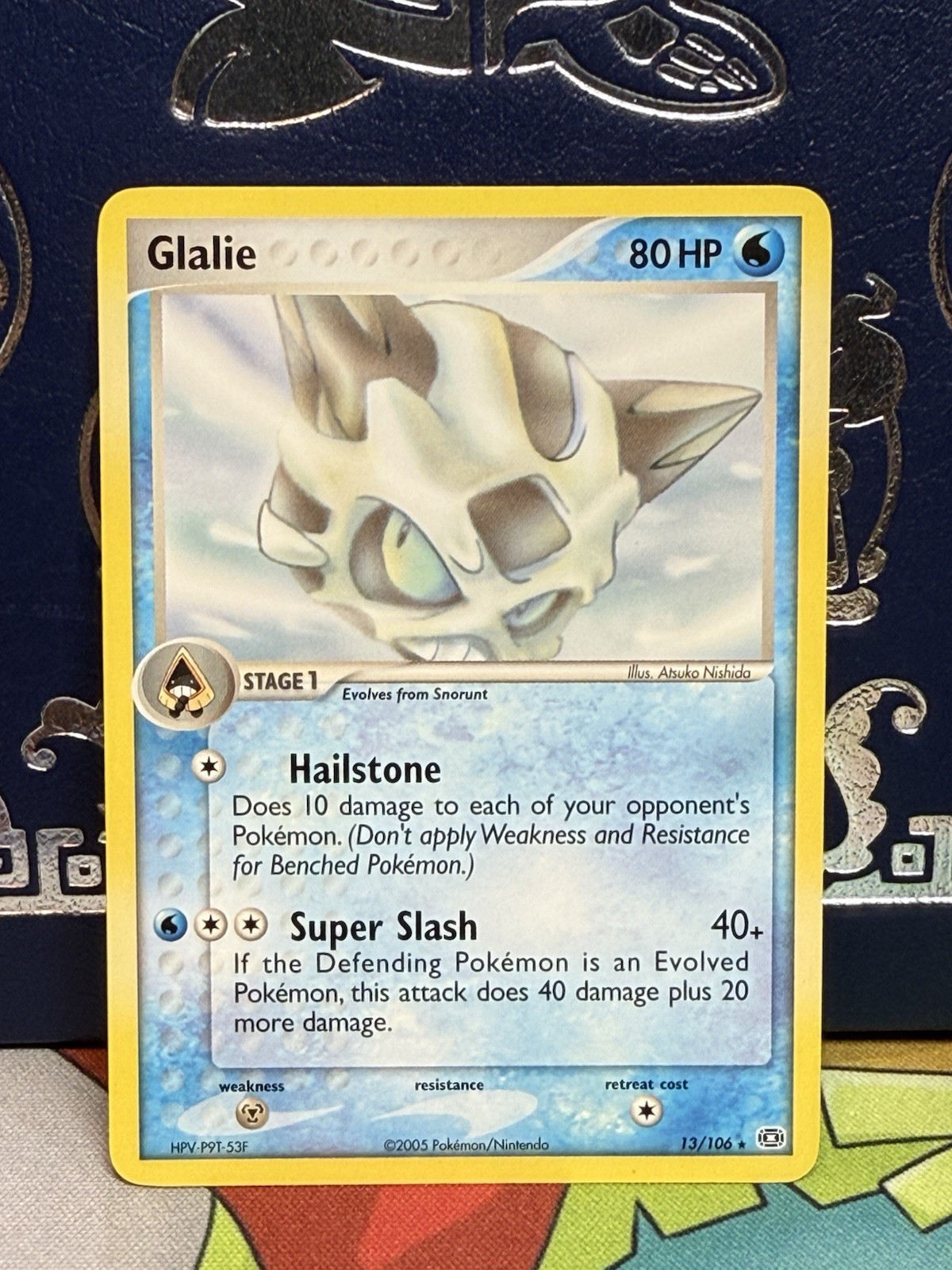 Glalie 13/106 EX Emerald - Rare Pokemon Card - NM/Mint