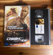 Live Free or Die Hard 2007 Korean Late VHS NTSC English Audio Bruce Willis