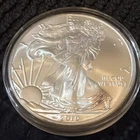 2010 American Silver Eagle Uncirculated | Philadelphia Mint | Estate  In Capsule
