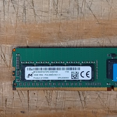 MTA18ASF2G72PZ-2G6D1SK MICRON 16GB (1X16GB) 1RX4 PC4-2666V