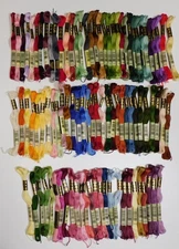 92 Brand New DMC Floss (1 of Each Color - no duplicates) (CAH3122-23) Lot D