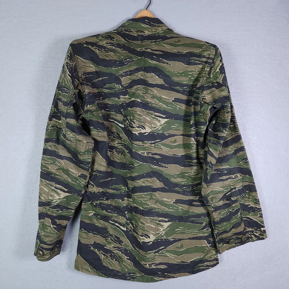 Tru-Spec Tiger 条纹迷彩夹克男式超小号军用衬衫上衣 — 第 3/4 张图片
