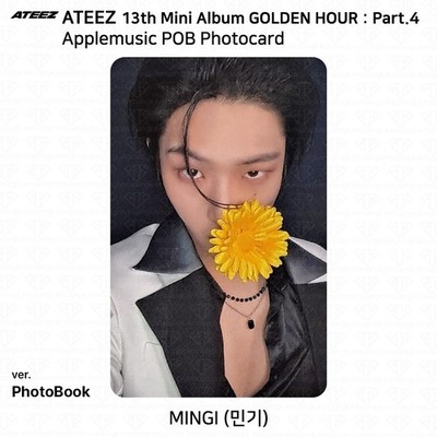 ATEEZ 13th Mini Album Golden Hour Part.4 AppleMusic POB Photocard