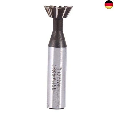 Nikou Schwalbenschwanz Fräser 16 mm, Schaftfräser Schwalbenschwanz Nutschneider 