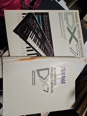 YAMAHA BOOKS DX7 Synthesizer vintage Digital | eBay