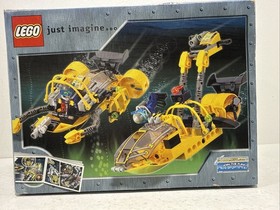 Vintage 2002 Lego 4792 ALPHA Team AT NAVIGATOR and ROV Mission Deep Sea NIB