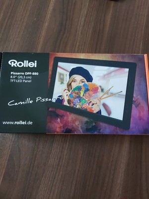 Rollei Pissarro DPF-880 Digitaler Bilderrahmen 8 Zoll USB 2.0 Vorschau-Modus