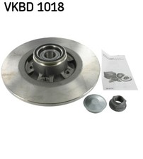 2x Bremsscheibe SKF VKBD 1018 f&uuml;r RENAULT KANGOO CITAN MERCEDES W415 Tourer 108