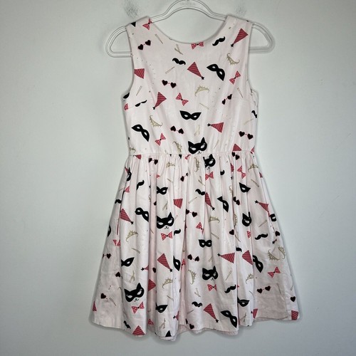 Kate Spade Girls Dress Youth Size 14 Skirt The Rules Party Dress Mask - Picture 11 of 12
