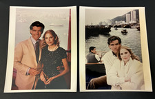 2 1988 Rare Original Photo PIERCE BROSNAN DEBORAH RAFFIN Noble House 8 X 10