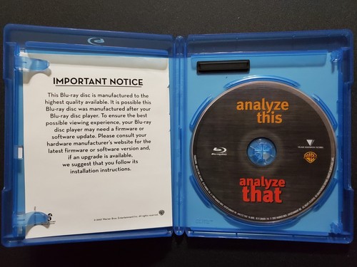 Analyze This / Analyze That (Blu-ray Disc 2010) Robert De Niro Billy Crystal fuori produzione - Foto 3 di 3