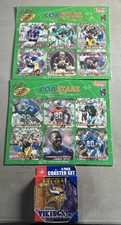3 NFL Coaster Sets. 2 COASTARS, 1 Vikings. Rice, Sanders, Marino, Etc.