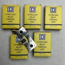 Lot of (5) Square D Overload Thermal Relay Unit DD185 NEW DD 185