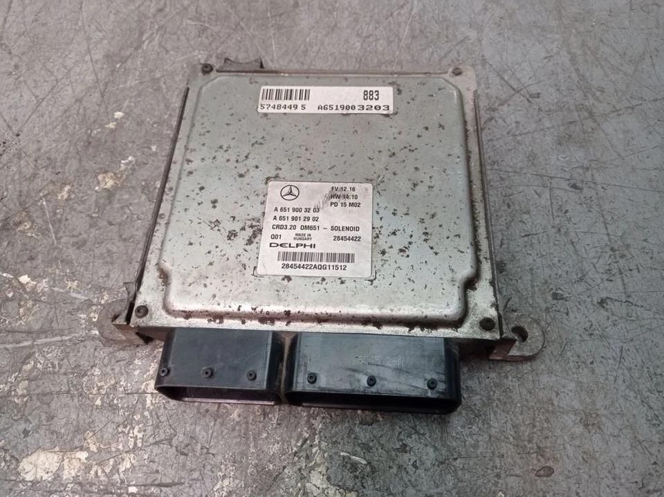 MERCEDES-BENZ SPRINTER 3,5-T KASTEN B906 316 CDI Centralina Motore A6519003203 - Immagine 4 di 4