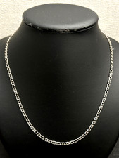 Ancien Chaîne Maille Marine Argent Massif