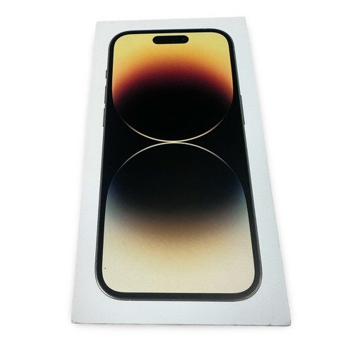 Apple iPhone 14 Pro BOX ONLY 128GB Gold Smartphone Model A2650 MQ063LL/A
