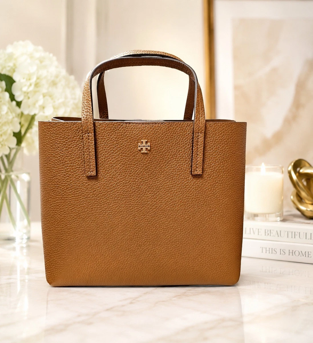 Tory Burch Totes Brown Bags & Handbags for Women for sale | eBay