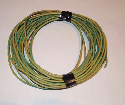 10 meters GDR cable car NYf 0.75 green yellow Trabant Wartburg Lada von Rolle