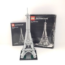 authentic LEGO Architecture set #21019 Eiffel Tower complete w inst/damaged box