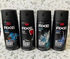 AXE Deodorant Body Spray Men 48H High Definition Scent 4oz each  LOT of 4