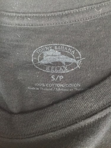 Tommy Bahama Relax Cigar Hero Black T-Shirt Men's Size Small - Picture 4 of 4
