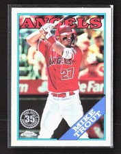 Mike Trout 2023 Topps Chrome Update #88CU-2 1988 Topps Baseball  Angels