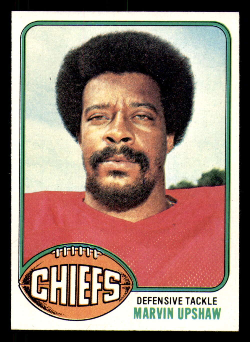1976 Topps #497 Marvin Upshaw Near Mint+ Chiefs   ID:357135