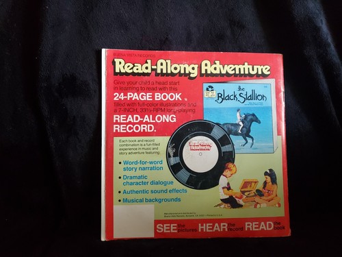 WALT DISNEY Black Stallion Disneyland Story Book & 7" RECORD - Picture 3 of 3