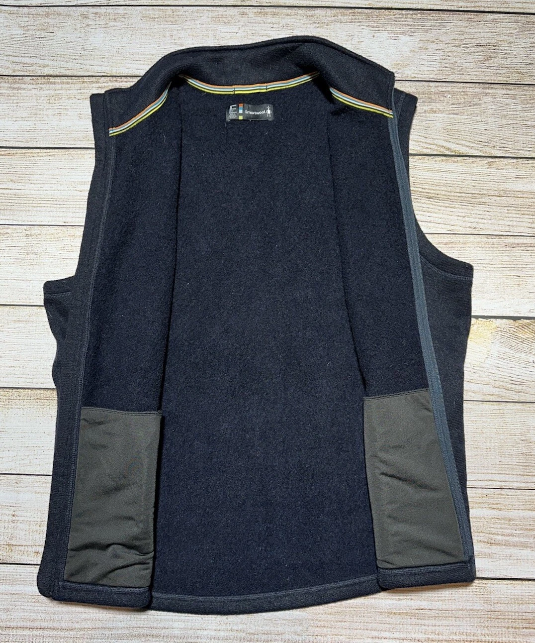 smartwool wool blend full zip pockets sweater
