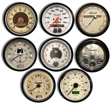 Speedometer Cabinet Knob Set Car Motorcycle Man Cave Decor Drawer Pull Handle