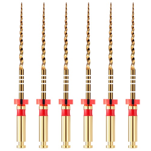 JMU Endodontico Dentale PT-Oro Super Endo file NITI rotanti 21/25/31 mm 6 pz - Foto 35 di 38
