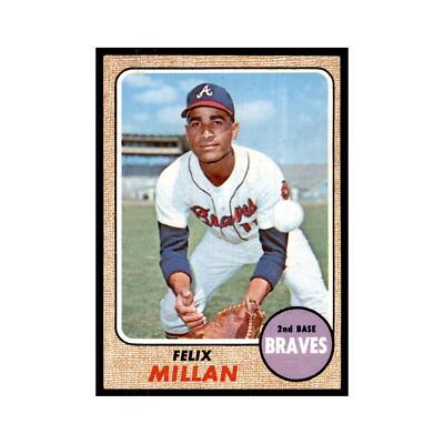 1968 Topps Felix Millan Braves #241