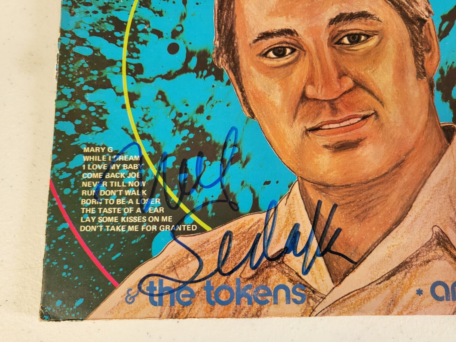 Neil Sedaka The Tokens And Coins Signed Autographed Vinyl Record Album  Beckett