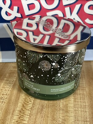 Bath Body Works White Barn Winter Pear Forest 3-Wick Candle