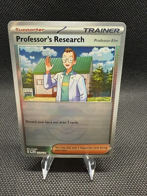 Professor's Research (Elm) | 123/131 | Pokemon |Prismatic Evolutions | Poke Ball
