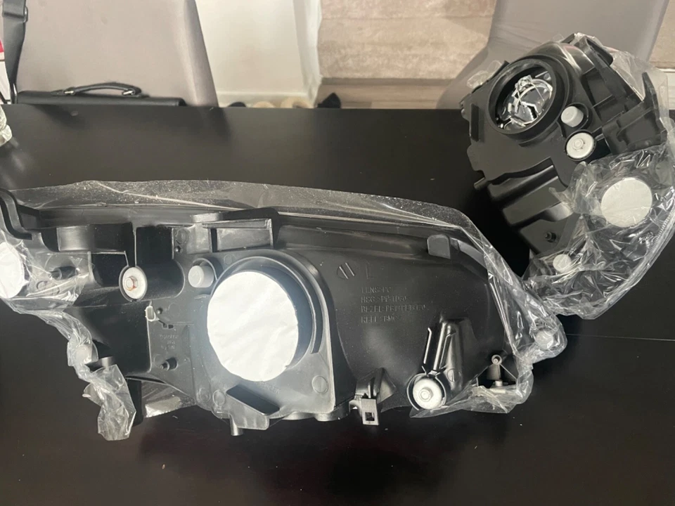 NUEVO 01-03 Honda Civic EM ES JDM Faros Cromados con Reflector Transparente 2 Puertas Cupé Foto 3 de 4