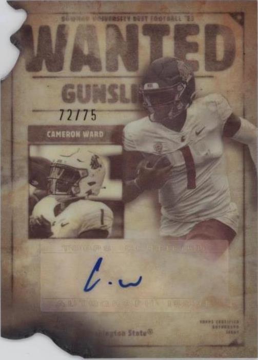 2023 Bowman's Best University Cameron Ward #GS-CWA - 1 of 2