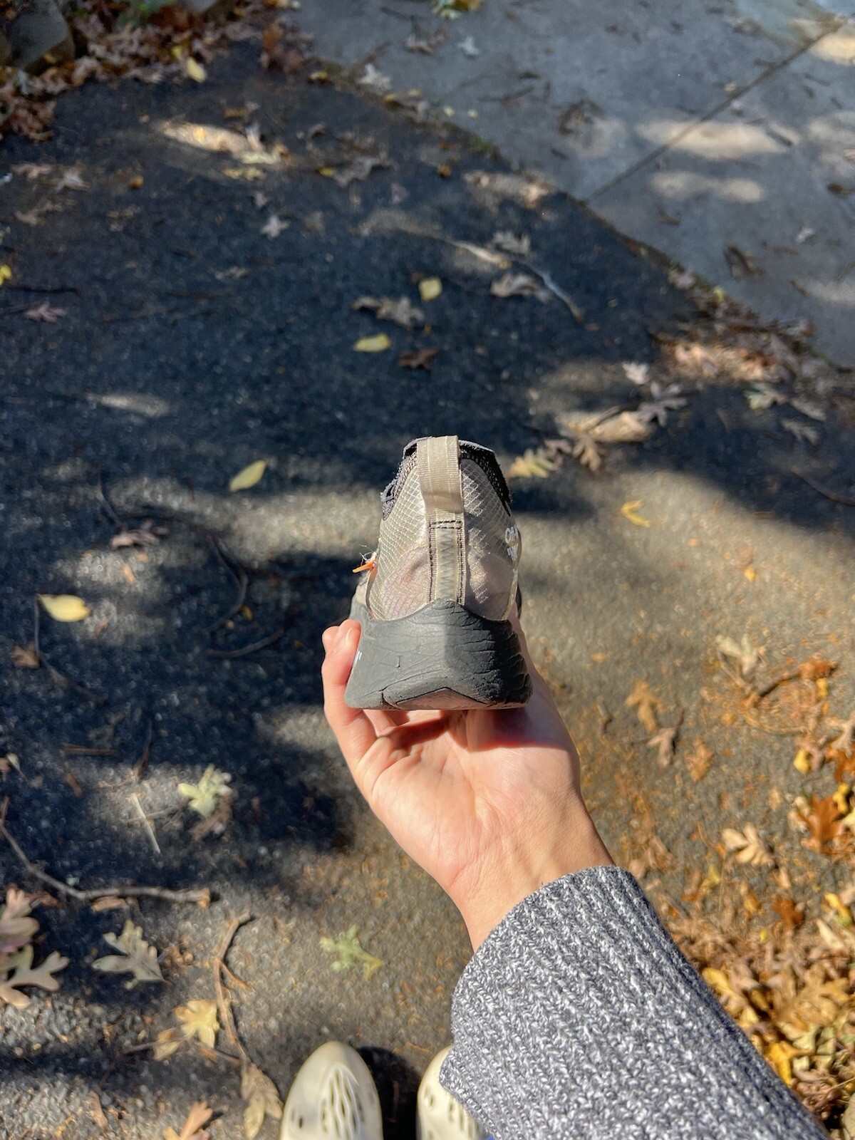 OFF WHITE X NIKE Taglia 8 Nike Off White x Zoom Fly SP Nero