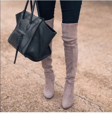 stuart weitzman topo suede