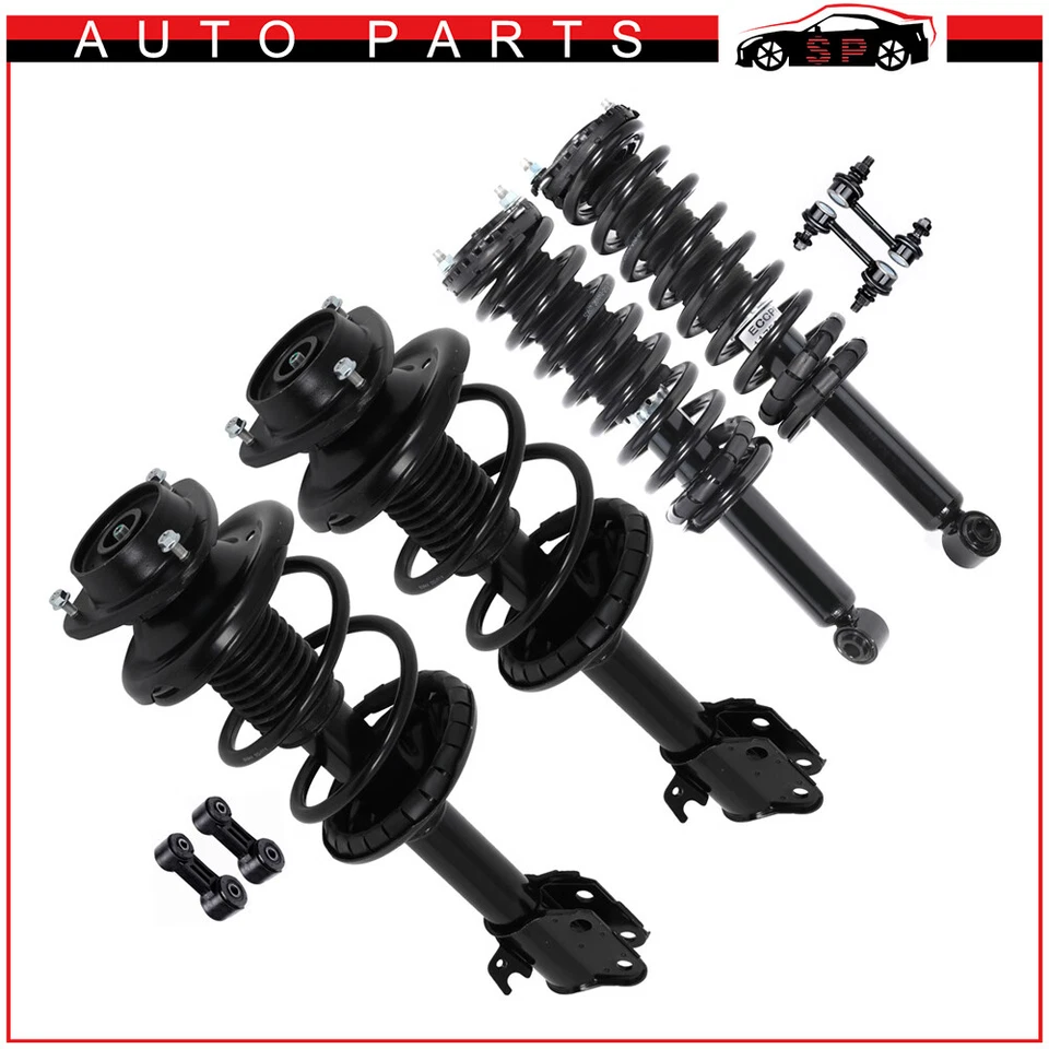 For 2000-2004 Subaru Outback Front Rear Complete Struts Sway Bars End Link Kit Foto 2 de 4