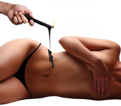 MASTER SERIES Fetish Drip Candles 3 Pack - Unscented - Black or Red - Int'l Ship