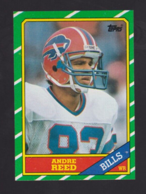 1986 Topps #388 Andre Reed RC Rookie - Buffalo Bills - HOFer - 939 - 🔥🏈 ...